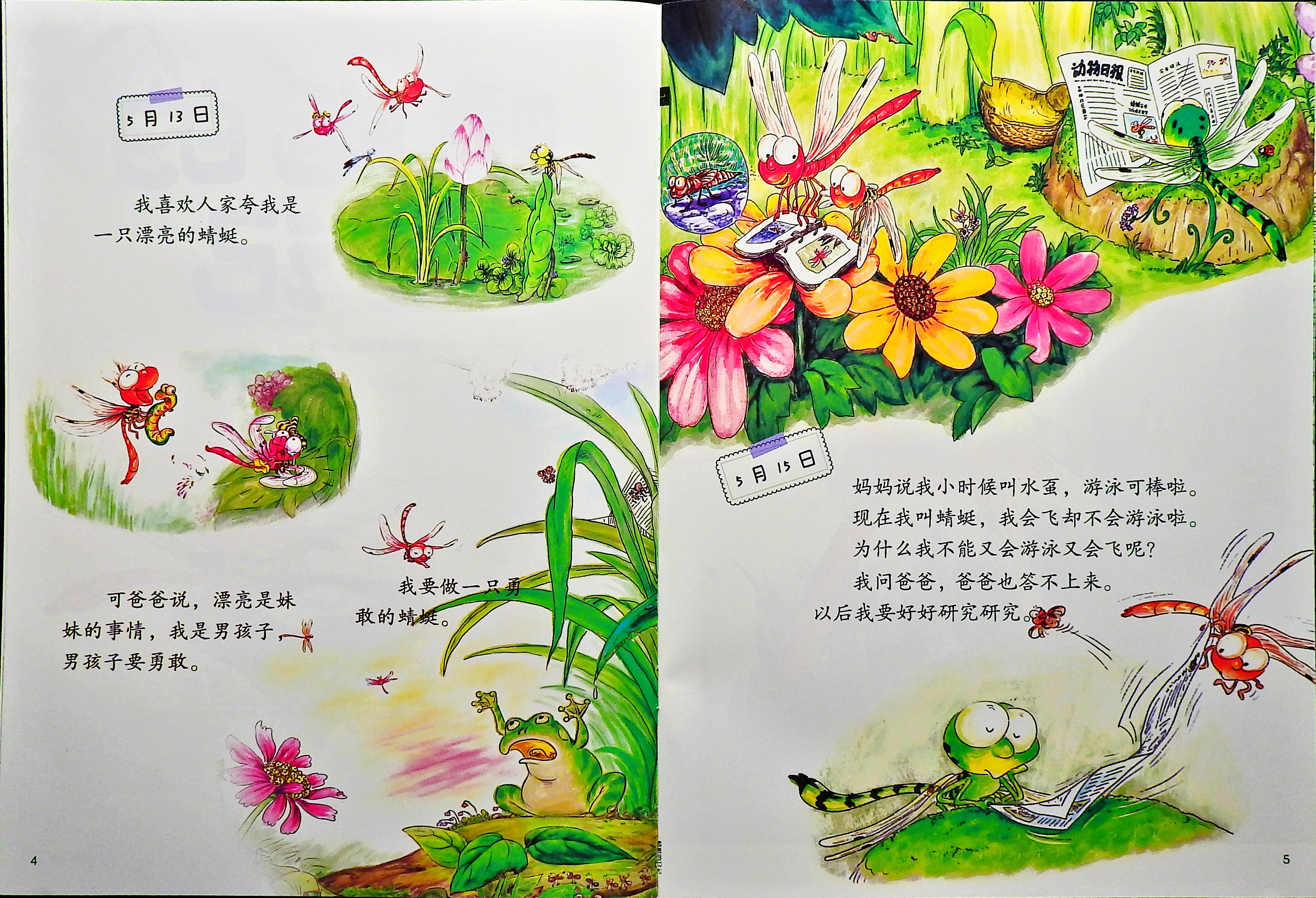 蜻蜓的日记 (04),绘本,绘本故事,绘本阅读,故事书,童书,图画书,课外阅读